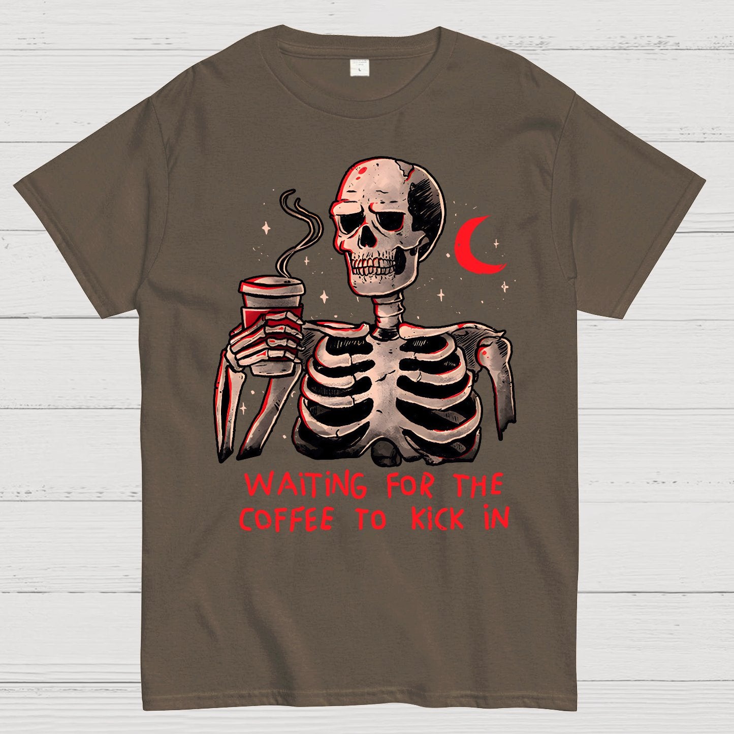Coffee Keeps Me Alive Geek T-Shirt