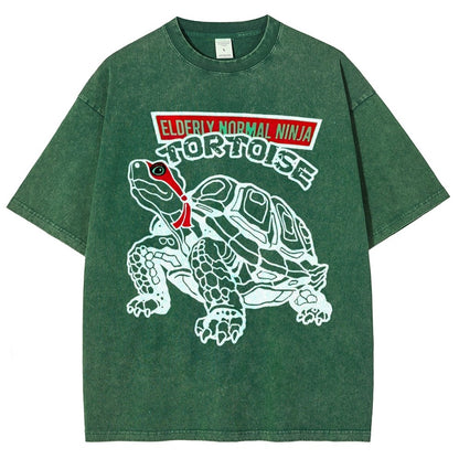 Elderly Normal Ninja Vintage Distressed T-shirt