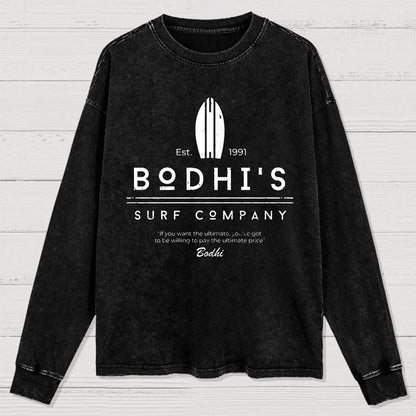 Bodhi's Surf Company Est. 1991 Washed Long Sleeve Tee