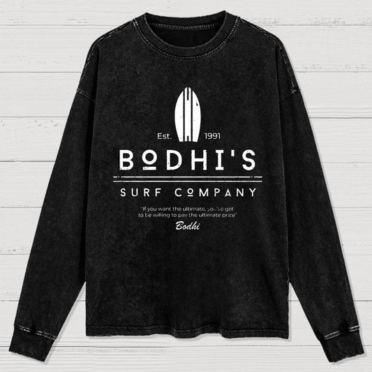 Bodhi's Surf Company Est. 1991 Washed Long Sleeve Tee