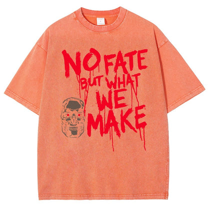 No Fate! Vintage Distressed T-shirt