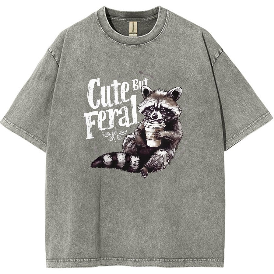 Cute But Feral Vintage Distressed T-shirt