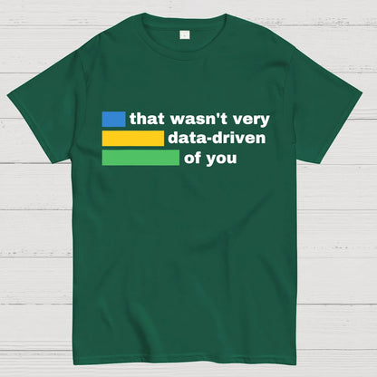 That Wasn't Very Data-Driven of You Geek T-Shirt