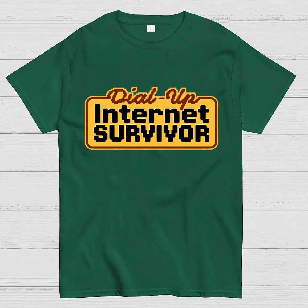 Dial-up Internet Survivor Geek T-Shirt