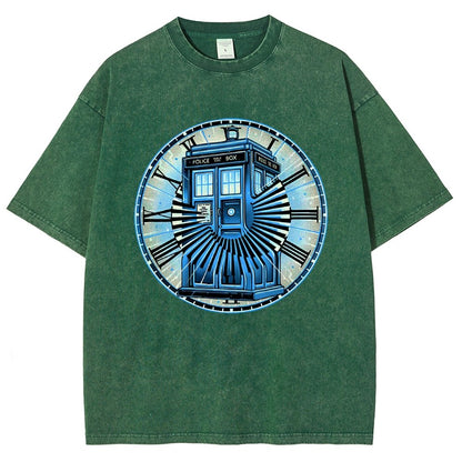 Time Travel in a box Vintage Distressed T-shirt
