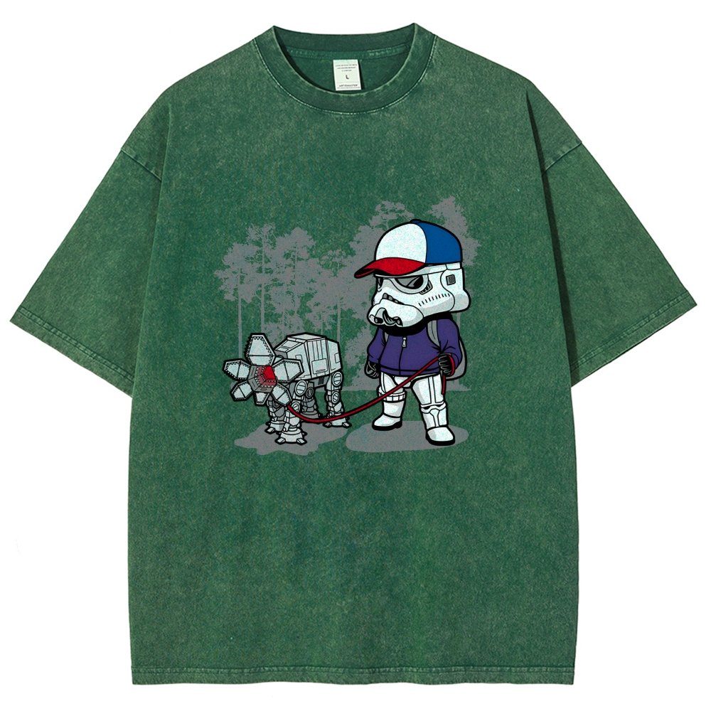 Stranger Duo Vintage Distressed T-shirt