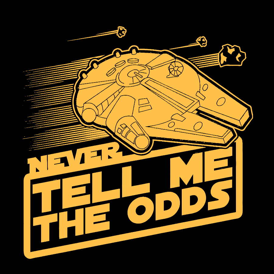 Never Tell Me The Odds Geek T-Shirt