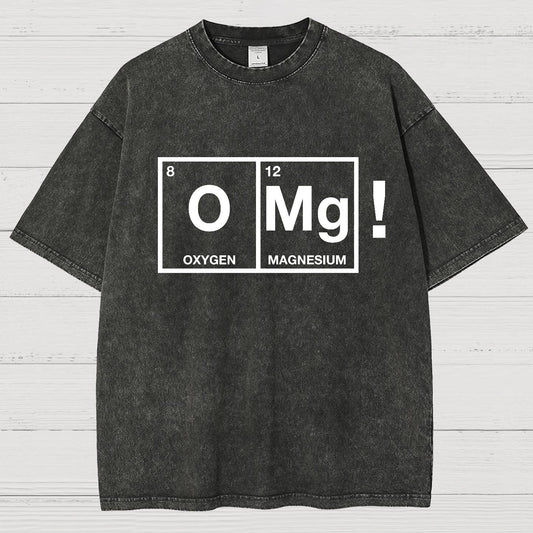 OMG! Funny Vintage Distressed T-shirt