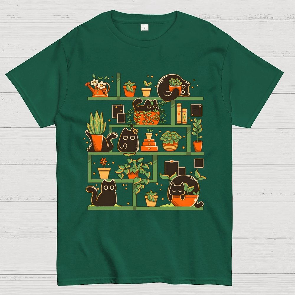 Kitten Garden Geek T-Shirt