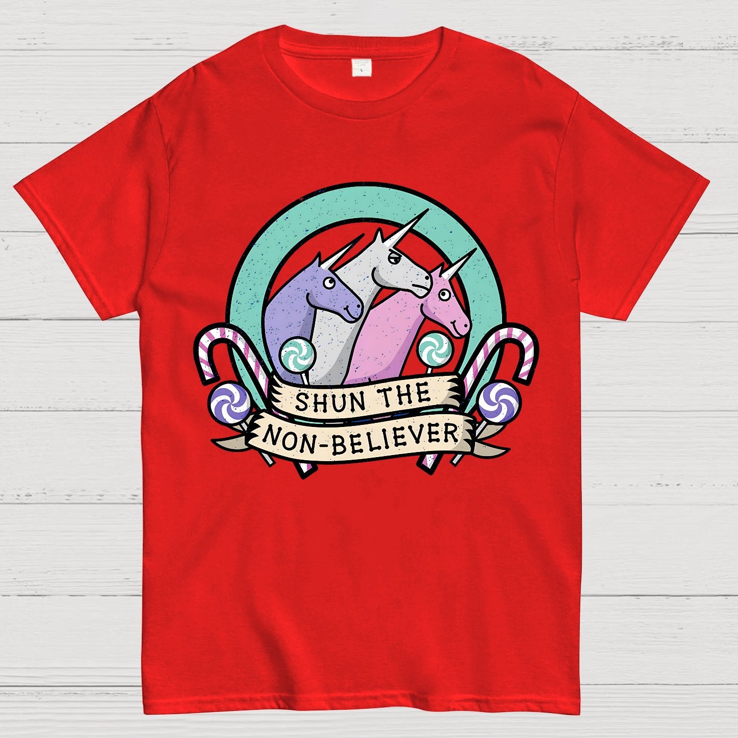 Shun the Non-Believer Geek T-Shirt