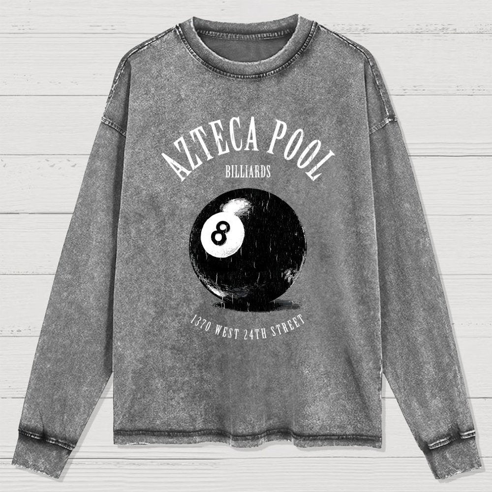 Azteca Pool Washed Long Sleeve Tee
