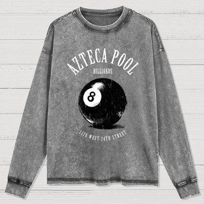 Azteca Pool Washed Long Sleeve Tee