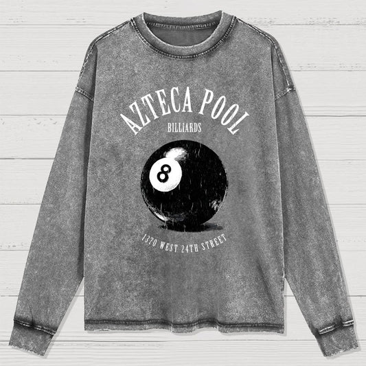 Azteca Pool Washed Long Sleeve Tee