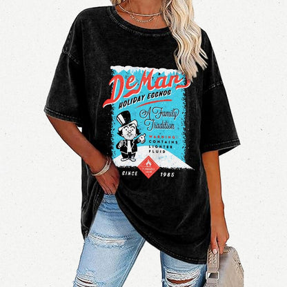 Charles DeMar's Eggnog with Lighter Fluid Vintage Distressed T-shirt