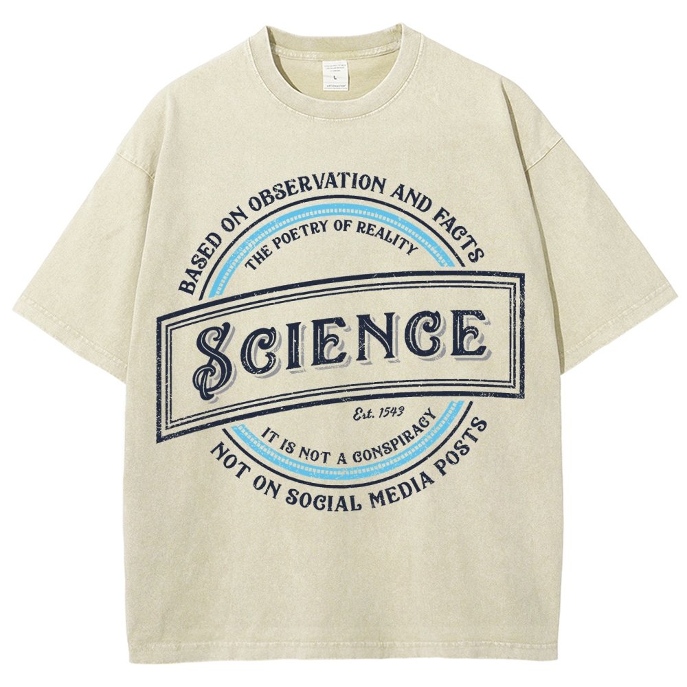 Old-Timey Science Vintage Distressed T-shirt