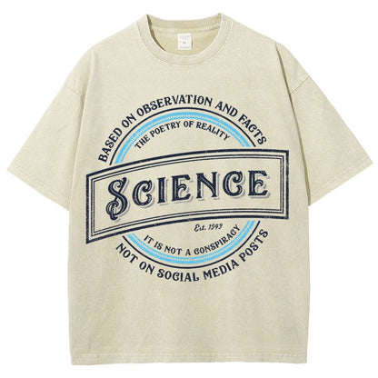 Old-Timey Science Vintage Distressed T-shirt