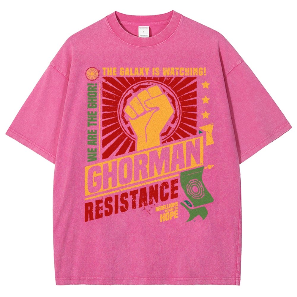 Galactic Resistance Vintage Distressed T-shirt