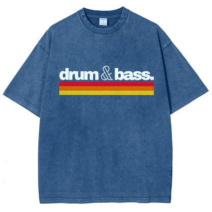 Drum N Bass Vintage Distressed T-shirt
