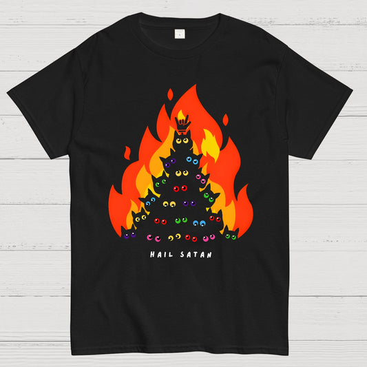 Hail Satan Geek T-Shirt