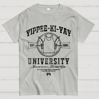 Yippee-Ki-Yay University Geek T-Shirt