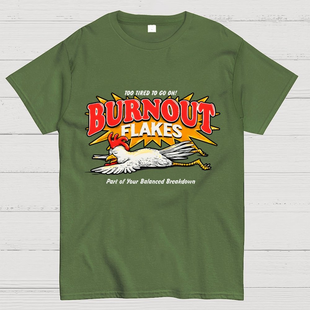 Burnout Flakes Geek T-Shirt