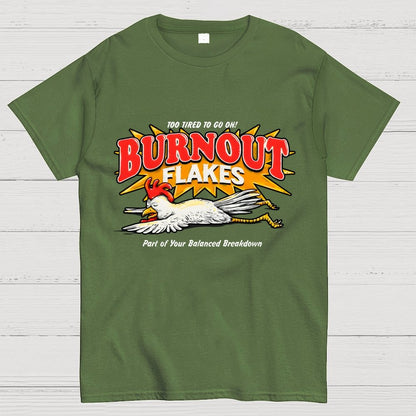 Burnout Flakes Geek T-Shirt