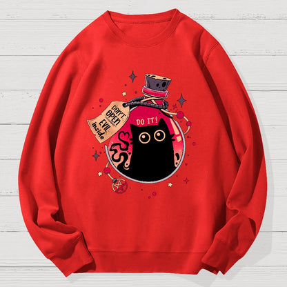 Bottled Menace Geek Cotton Sweatshirt