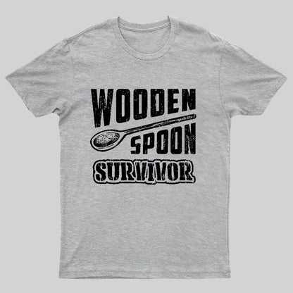 Wooden Spoon Survivor Geeky T-Shirt