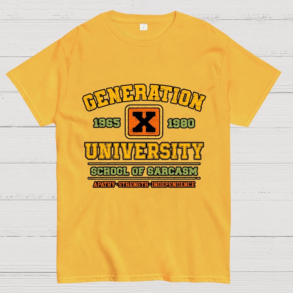 Generation X University Unisex Geek T-Shirt