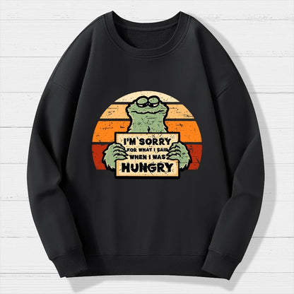 Hangry Monster Geek Cotton Sweatshirt