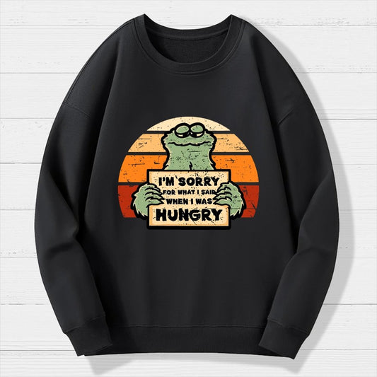 Hangry Monster Geek Cotton Sweatshirt