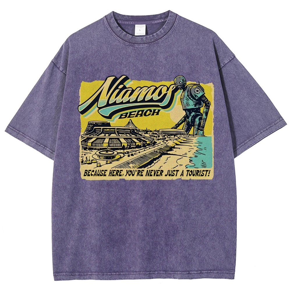 Niamos Beach Vintage Distressed T-shirt