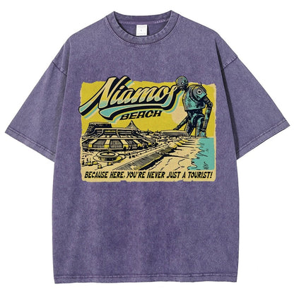 Niamos Beach Vintage Distressed T-shirt