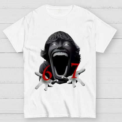 Funny Six Seven Meme Viral Quote  Geek T-Shirt
