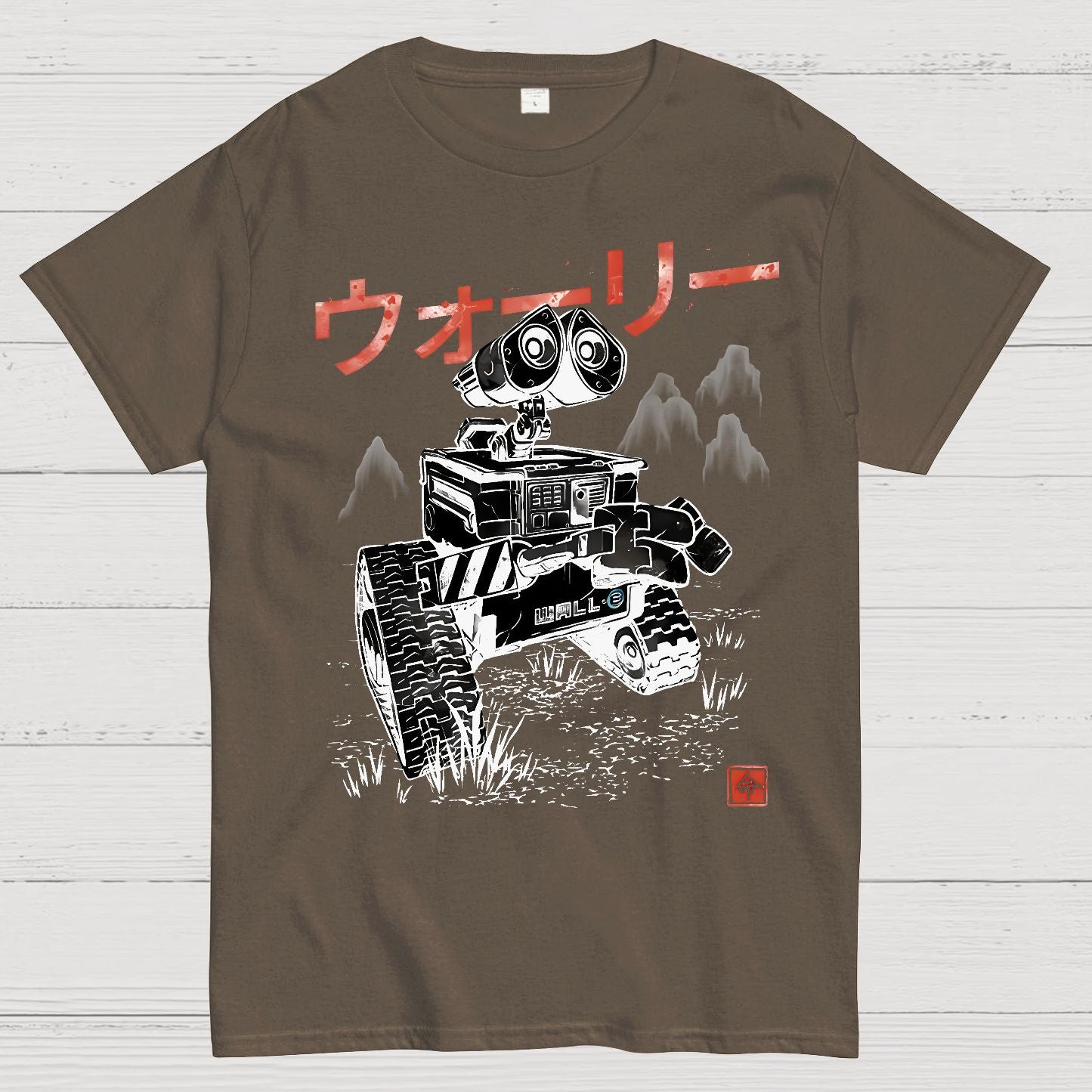 EcoBot Sumi-E Geek T-Shirt