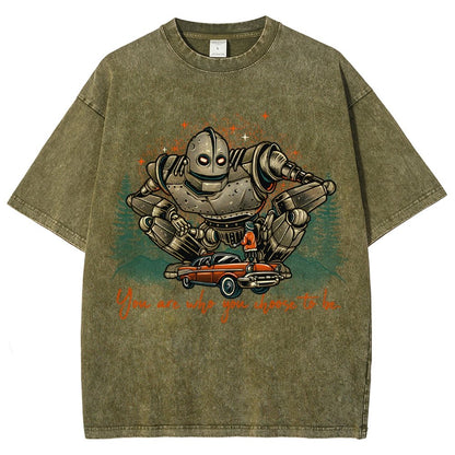You Are Who You Choose To Be Vintage Distressed T-shirt