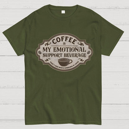 My Emotional Support Beverage Geek T-Shirt