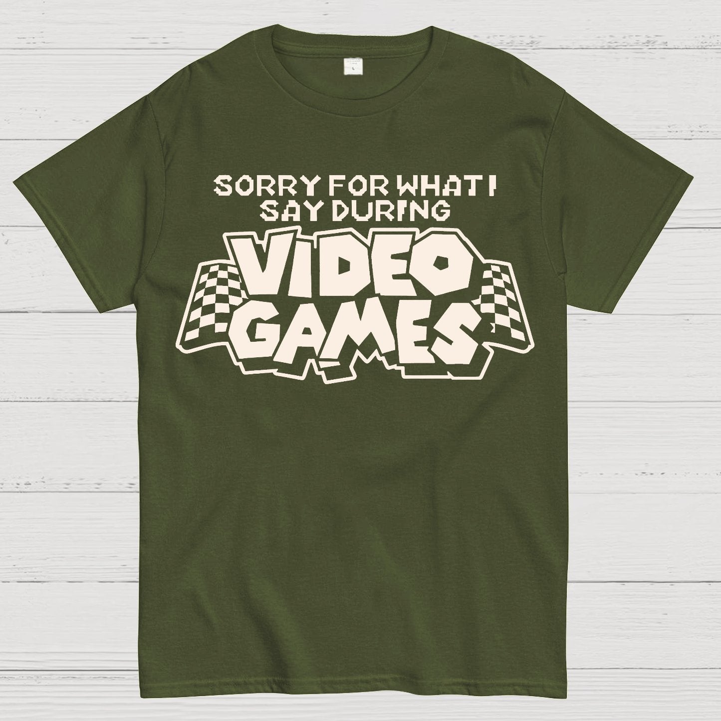 Sorry Video Games Geek T-Shirt