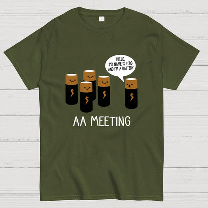 AA Meeting Nerdy T-Shirt