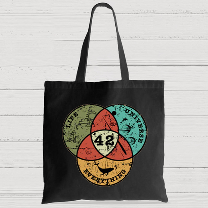 Life, the Universe & Everything Nerdy Casual Classic Canvas Bag