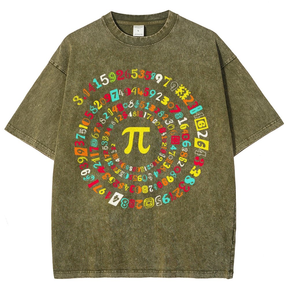Happy Pi Day Vintage Distressed T-shirt
