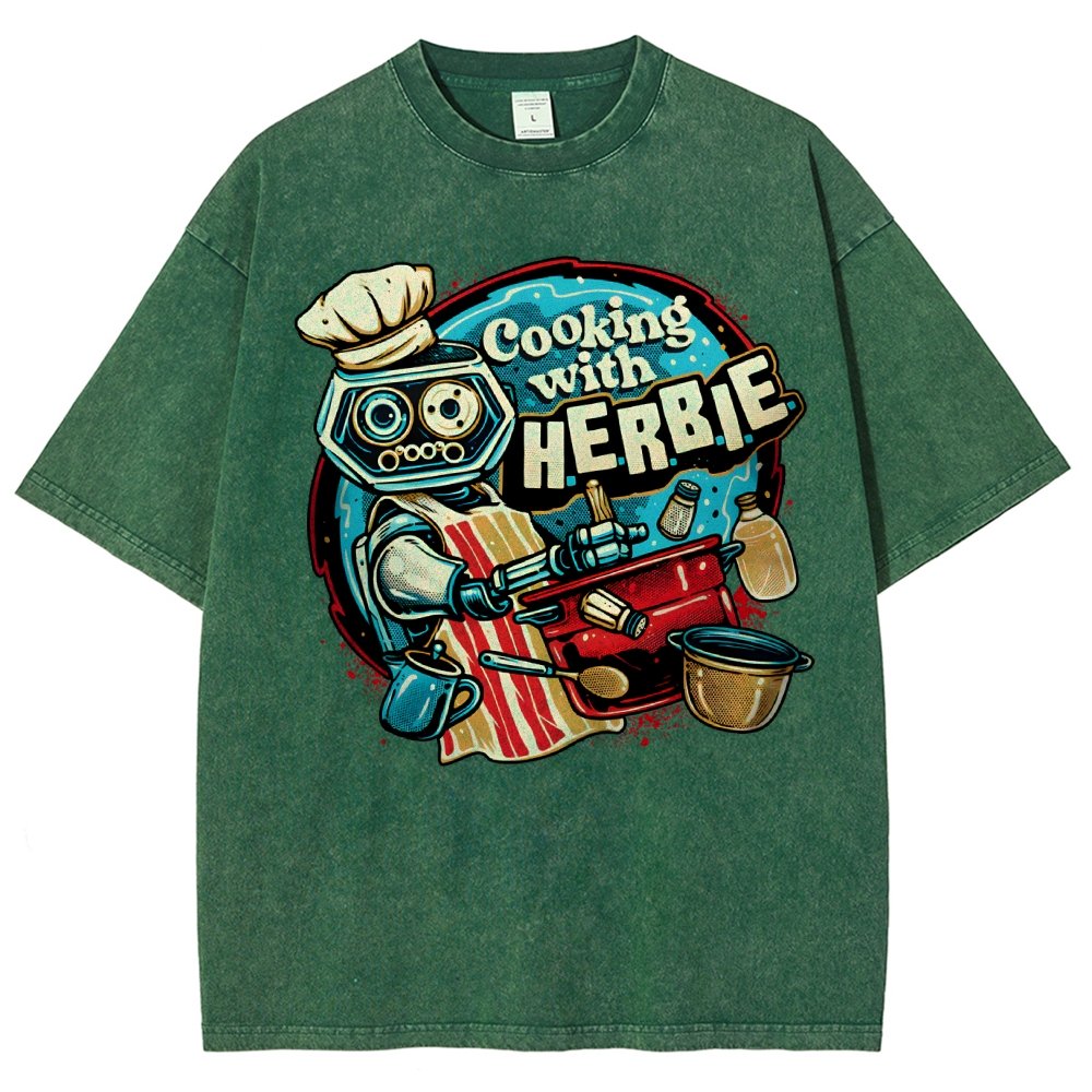 Cooking With Buddy Vintage Distressed T-shirt