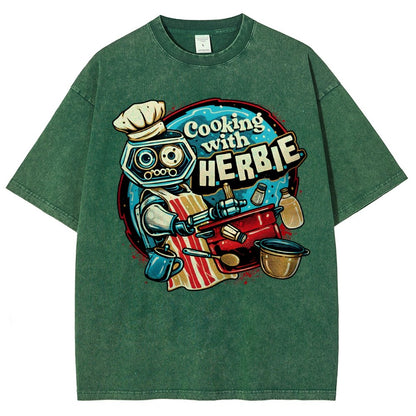 Cooking With Buddy Vintage Distressed T-shirt