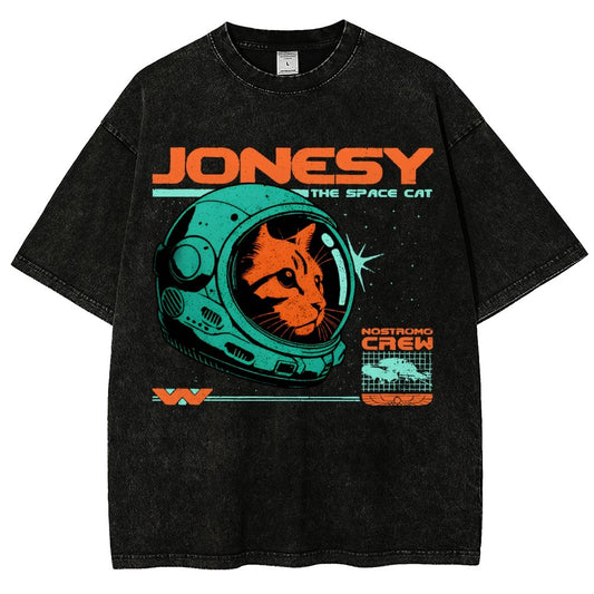 Jonesy The Space Cat Vintage Distressed T-shirt