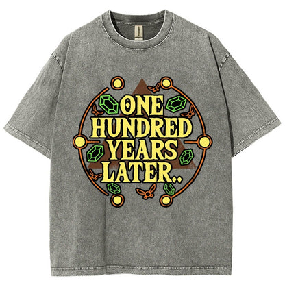 One Hundred Years Later Vintage Distressed T-shirt