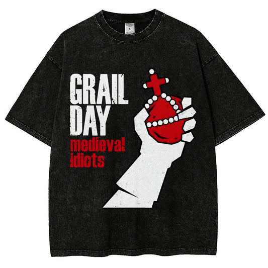 Medieval Idiots Vintage Distressed T-shirt