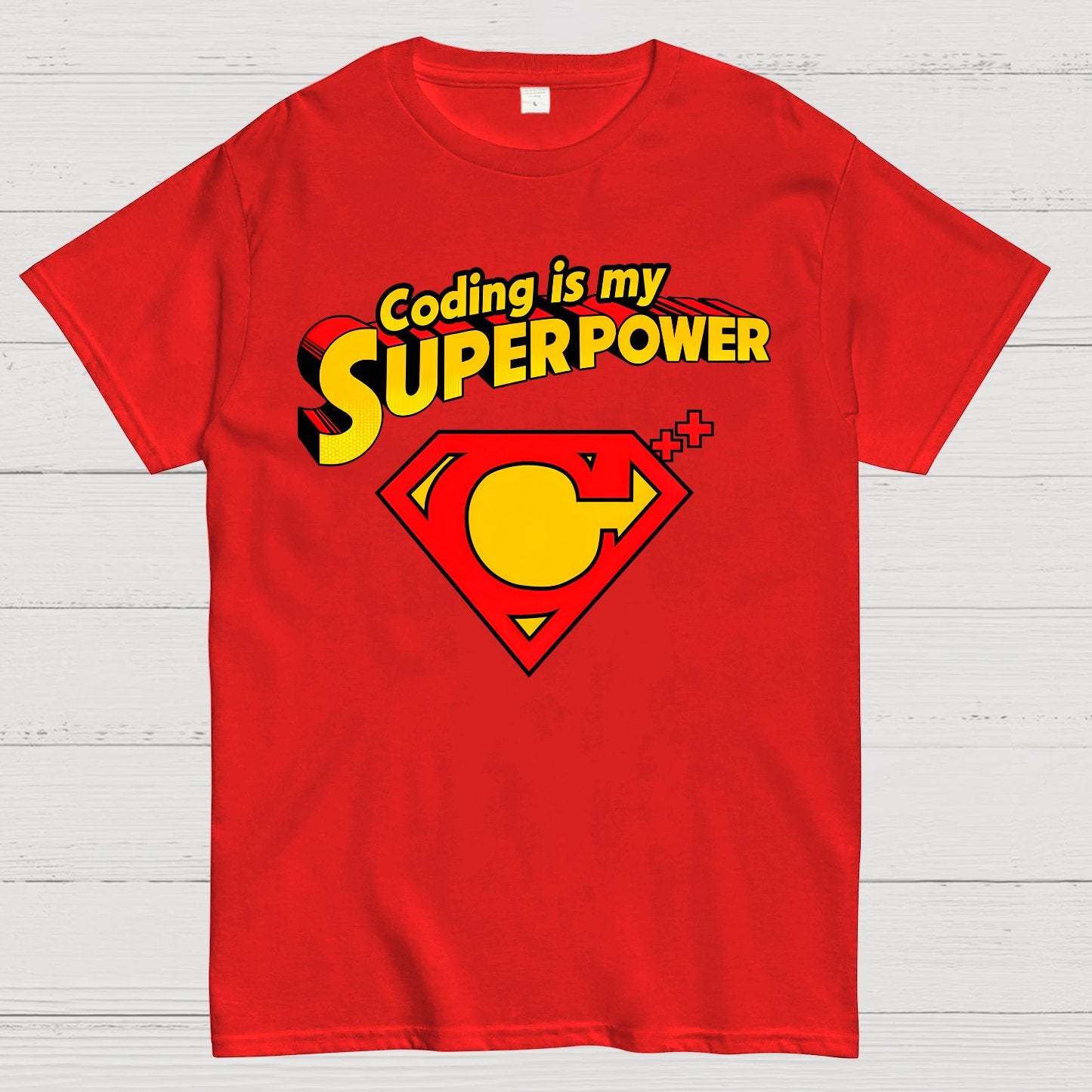 Coding Is My Superpower Geek T-Shirt