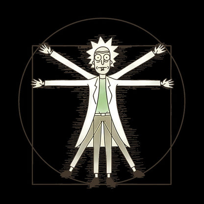 Vitruvian Man Geeky T-Shirt