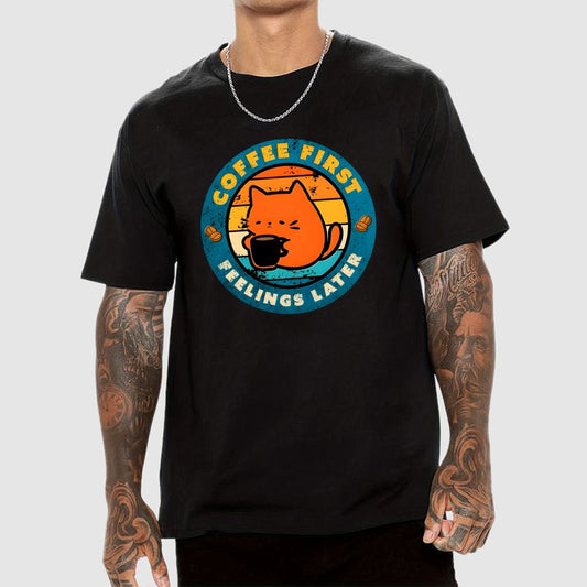 Coffee And Then Feelings Geek T-Shirt
