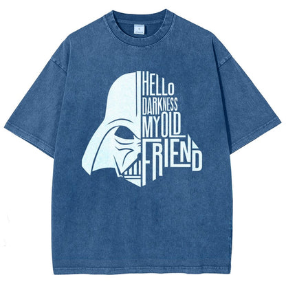 Hello Darkness My Old Friend Vintage Distressed T-shirt